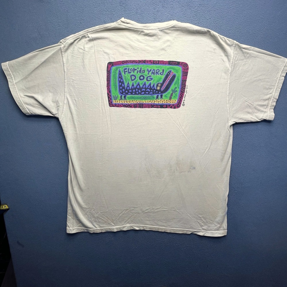Comfort Colors Men T-Shirt Cotton Florida Yard Dog Graphic 2XL St Augustine